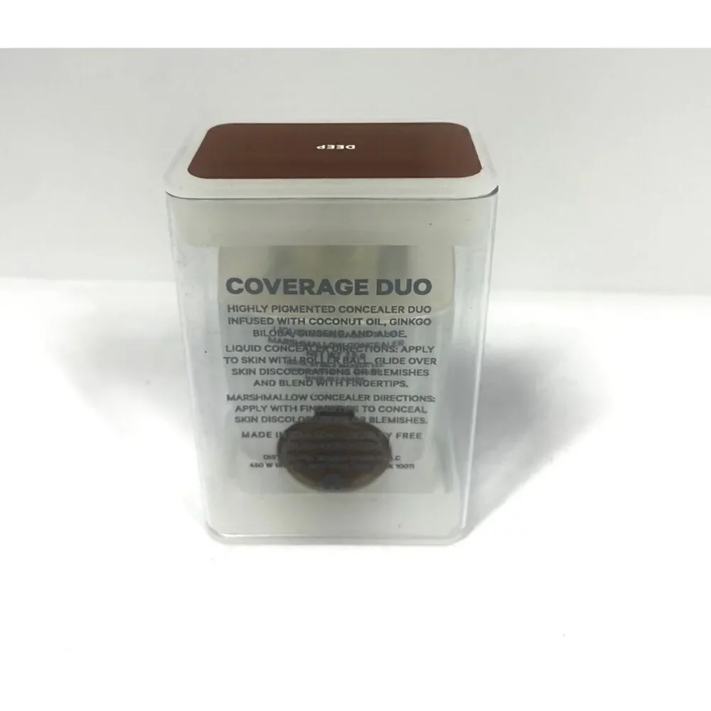 MILK Makeup Concealer Coverage Duo Liquid + Solid ~ DEEP ~ New in Box
